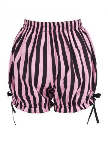 Striped Bloomers - Pink/Black -
