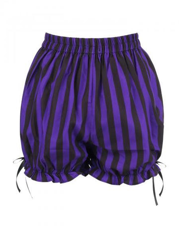 Striped Bloomers - Purple/Black -