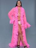 Glamour Robe - Hot Pink - One Size
