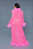 Glamour Robe - Hot Pink - One Size
