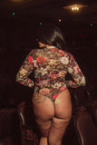 Mesh Long Sleeve Bodysuit - Garden of Eden -