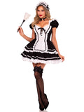 Maid to Flirt Costume - Black/White -