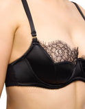 Esther Balconette Underwire Bra - Black -