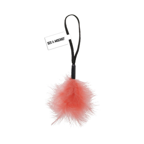 Sex & Mischief Peaches 'n CreaMe Wrist Feather Tickler - Peach