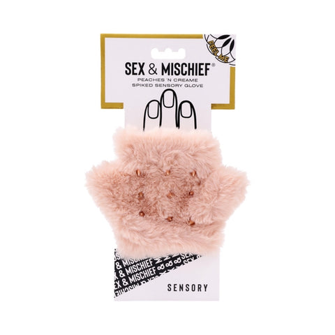Sex & Mischief Peaches 'n CreaMe Spiked Sensory Glove