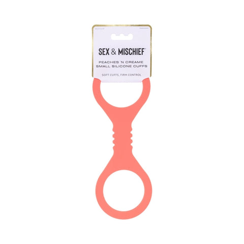 Sex & Mischief Peaches 'n CreaMe Small Silicone Cuffs