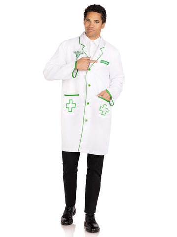 Dr. Graham O'Hash Lab Coat with Pockets - White - One Size