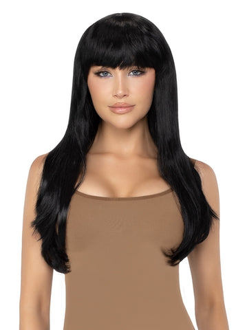 25" Bangin' Long Wig - Black