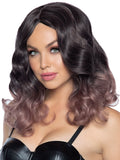 18" Curly Ombre Long Bob Wig - Mauve
