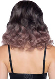 18" Curly Ombre Long Bob Wig - Mauve