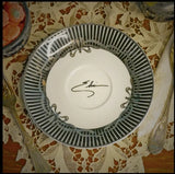 Elvira Silver Screen Stripe Teacup and Saucer