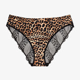 Mirage Lace Back Panty - Brown/Black -