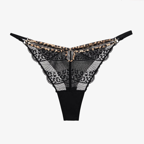 Mirage Adjustable G-String - Brown/Black -