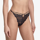 Mirage Adjustable G-String - Brown/Black -