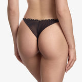 Mirage Adjustable G-String - Brown/Black -