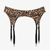 Mirage Garter Belt - Brown/Black -