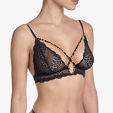 Mirage Seductive Bralette - Brown/Black -