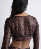 Crazy in Love Bolero - Satin Brown -