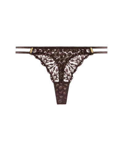 Crazy in Love Tanga - Satin Brown -