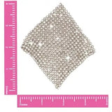 Chain Reaction Metal Mesh Jewel Reusable Pasties - Silver