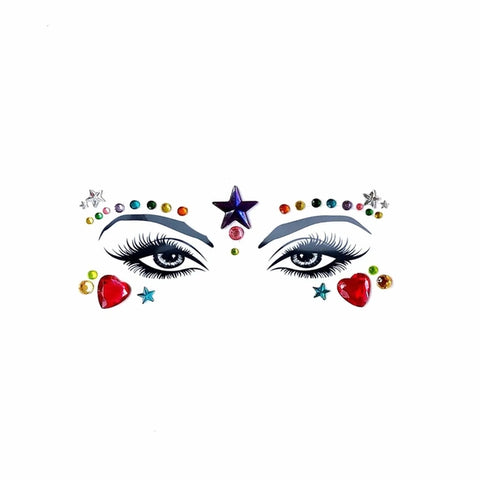 Galactic Goddess Crystal Jewel Bodistix in Your Face Edition