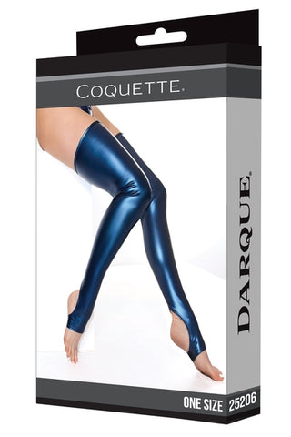 Midnight Stirrup Stockings - Navy -