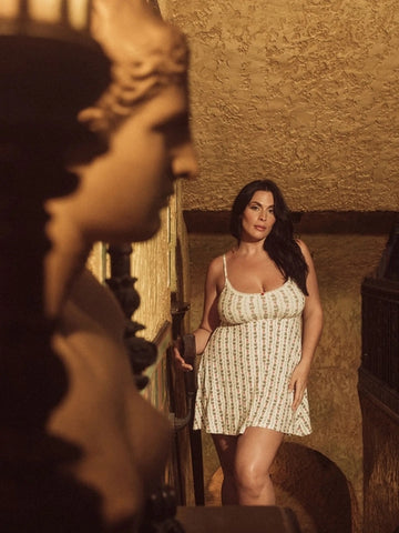 Modal Rib Babydoll - Heirloom Rose -