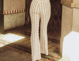 Modal Rib Flare Pant - Heirloom Rose -