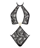 Boîte à Désir Velvet Snake Body - Black - One Size