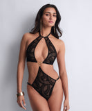 Boîte à Désir Velvet Snake Body - Black - One Size