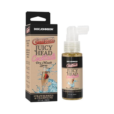 GoodHead Juicy Head Cocktails Spray Strawberries & Champagne 2 oz.