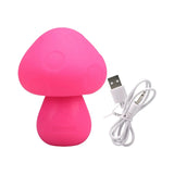 Mochi Mushroom Rechargeable Silicone Vibe - Pink