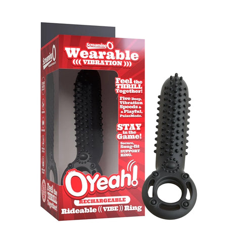 Screaming O Rechargeable O Yeah Silicone - Black