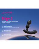Lovense Edge 2 Flexible Prostate Massager - Black