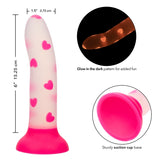 Glow Stick™ Heart Liquid Silicone Dildo