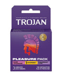 Trojan Pleasure Condoms - Asst. Box of 3
