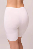 BodyBliss Biker Short with Anti-Chafing - Ivory -