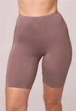 BodyBliss Biker Short with Anti-Chafing - Cappuccino -