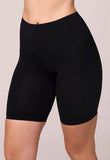 BodyBliss Biker Short with Anti-Chafing - Black -
