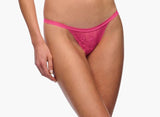 Never Say Never Skimpie G-String - Rose Caldo - One Size