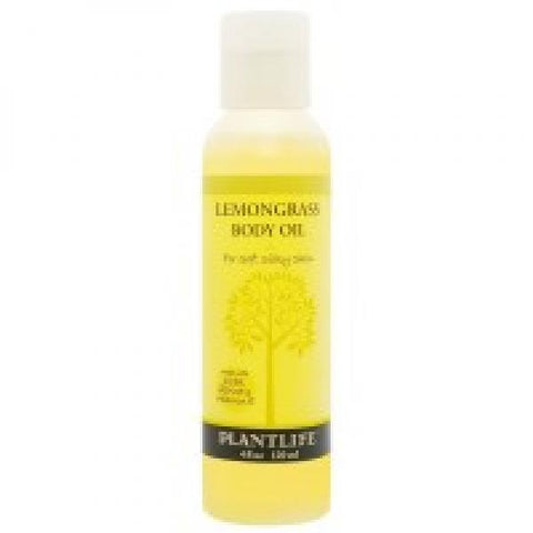 Plantlife Body Oil 4oz - Lemongrass