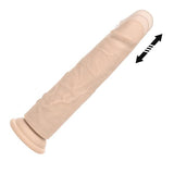 Rechargeable Vibrating & Thrusting Silicone Studs® - Ivory