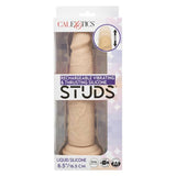 Rechargeable Vibrating & Thrusting Silicone Studs® - Ivory