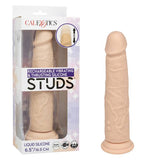 Rechargeable Vibrating & Thrusting Silicone Studs® - Ivory