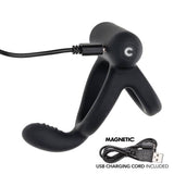 Closer™ Intimate Rechargeable Ring Caress - Black