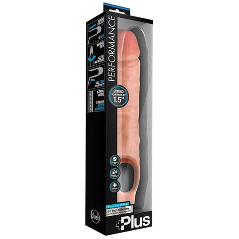 Blush Performance Plus 10" Silicone Cock Sheath Penis Extender - Flesh