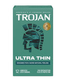 Trojan Ultra Thin Condoms - Box of 12