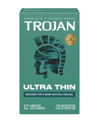 Trojan Ultra Thin Condoms - Box of 12