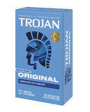Trojan Enz Original Lubricated Condoms - Box of 12