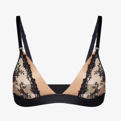 Infinite Bralette - Beige/Black -